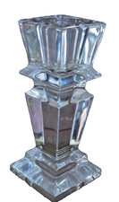 BOUGEOIR CHANDELIER EN CRISTAL DE SEVRES  crystal candle holder