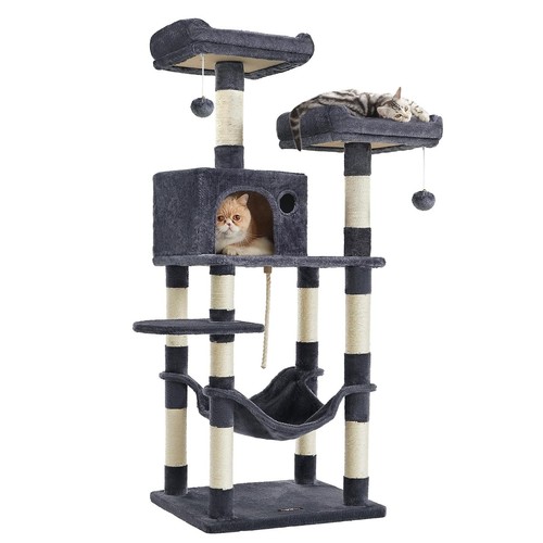 Arbre chat 143 gris - arbre, cm