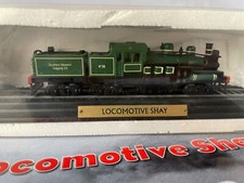 Locomotive vapeur Shay type 020 + 020 - Atlas + fiche technique Train collection