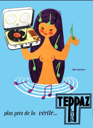 Affiche poster teppaz lyon - poster,