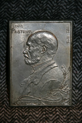 Lourde plaque médaille - plaque, louis