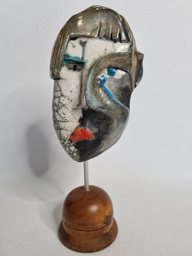 Masque céramique raku - en,