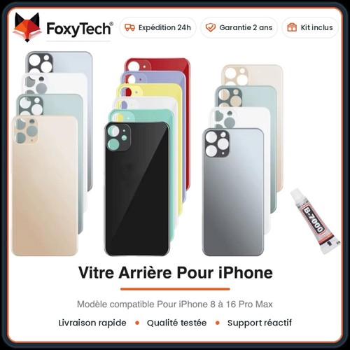 Vitre arrière pour iphone x - pour,