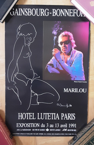 Affiche originale gainsbourg - affiche,