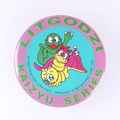 Badge canette godzilla - canette,