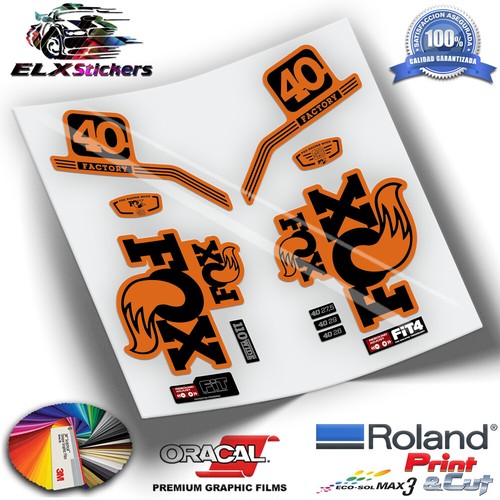 Autocollants fourche fox - autocollants,