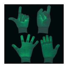 Gants lumineux phosphorescent