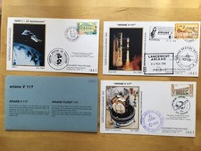 France Vol Ariane N° 117 ** MNH - RARE - Grand Luxe - Série Complète