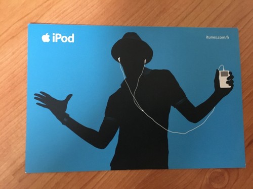 Carte publicitaire ipod - publicitaire,