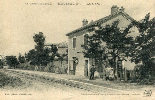 Carte moussac gare chef de - moussac,