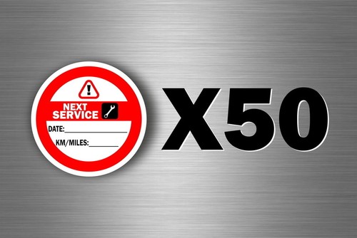 Sticker next service - sticker,