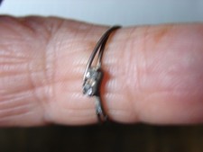 PETITE BAGUE METAL ARGENTE ET