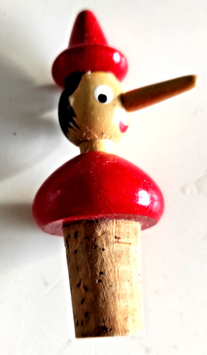 Pinocchio bouchon bouteille - pinocchio,