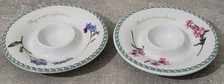 2 Coquetiers En Porcelaine