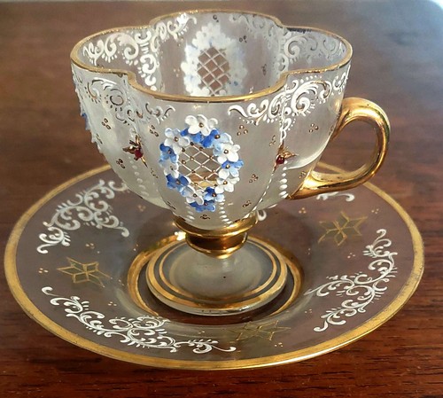Tasse sous verre - tasse,