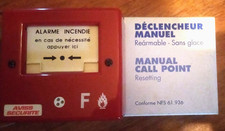 Déclencheur alarme incendie