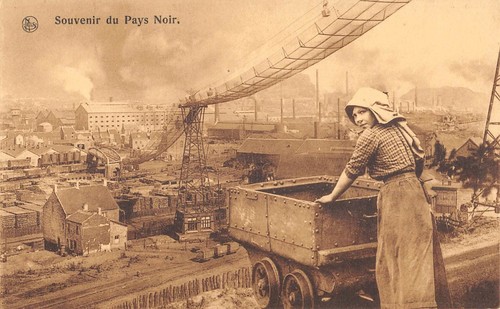 Cpa souvenir pays noir - du,