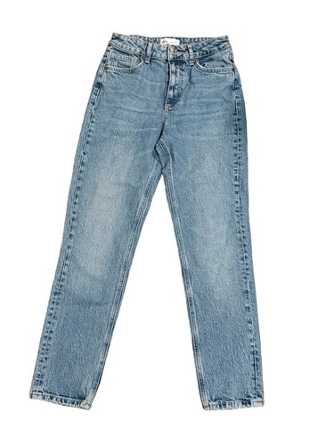 Zara high rise straight leg - rise,