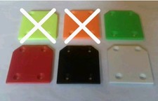 1:8e RC Hobao SSE et GTB  lot de 4 Skid plate Protections (couleurs au choix)