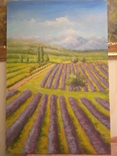 Tableau De Campagne Peint À