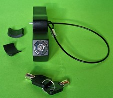 ANTIVOL Casque et VERROU de FREIN pour VELO Moto Scooter VTT Cyclomoteur - NEUF