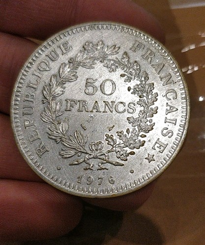 Francs hercule argent 1976 - 50,