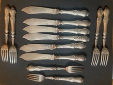 Couverts poissons argent - 12,