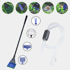 Aquarium Nettoyage Outil Kit Verre Gravier Algues Eau Changeur