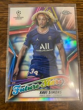 Xavi Simons Future Stars FS-7 Topps Chrome 2022