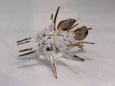 POISSON LUNE en cristal Doré à l'OR fin 22K Pièce unique-ARTISANAL. Animaux