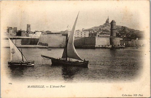 Marseille carte postale - marseille,