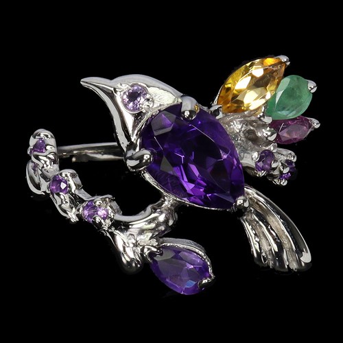 925 bague argent poire - 925,