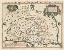 1617 Le Clerc Map of Dombes