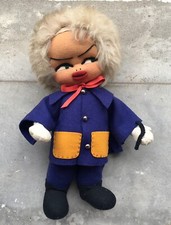 Jouet ancien poupée feutrine