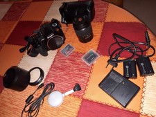 Appareil photo SONY ALPHA 300, objectif Sony 18-70, batteries, cartes compact