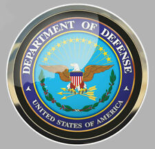 STICKER DEPARTMENT OF DEFENSE USA UNITED STATES OF AMERICA 12cm VINYL DA137