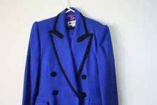 Royal Blue Women's Wool Dress