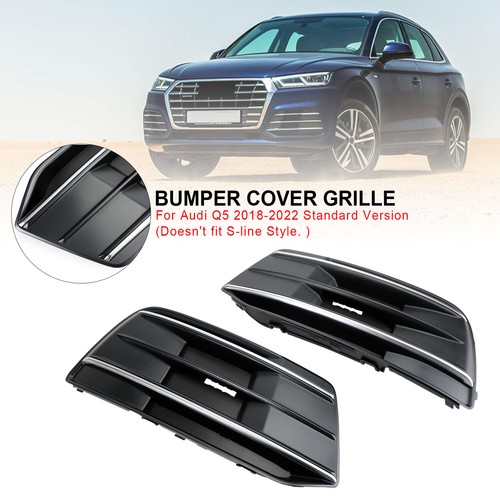 2pcs front bumper cover grille - front,