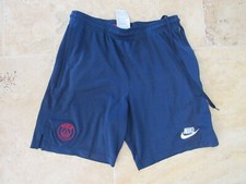 Short PSG PARIS SAINT-GERMAIN football training détente NIKE bleu marine S