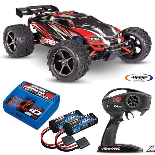 Traxxas revo 4x4 rouge - 1/16,