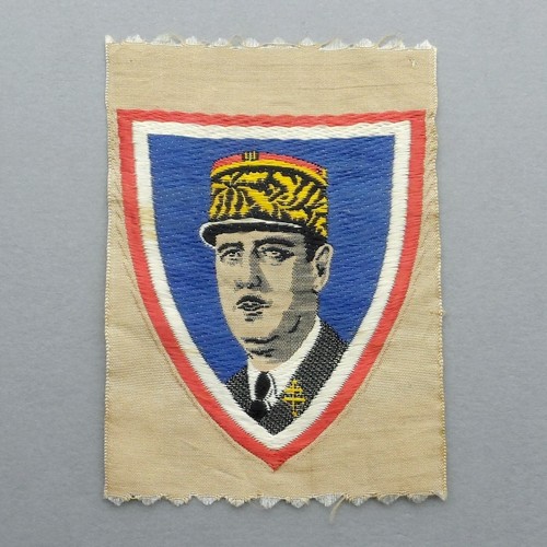Insigne patriotique tissu - patriotique, en