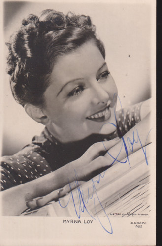 Myrna loy photographie - loy, sur