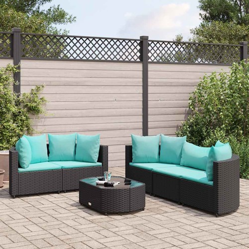 Salon jardin avec coussins - salon,