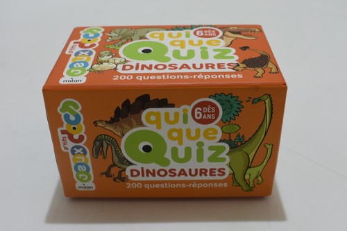 Qui que quiz - dinosaures, p'tits