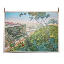 Affiche scolaire Rossignol La végétation méditéranéenne recto-verso 76 x 56 cm