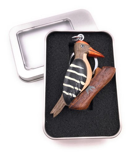 Porte clés bois - porte-clés, oiseau