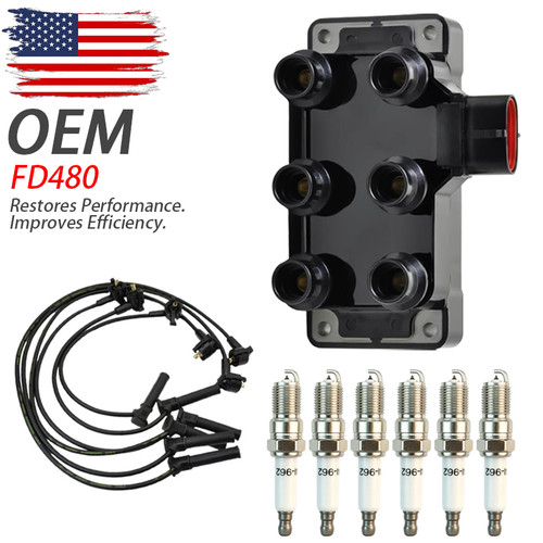 1coil 6plug 6wire set - 6wire,