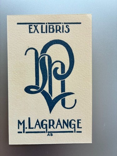Libris lagrange bois - m.,,