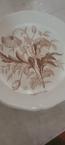Rare assiette dessert - 2,
