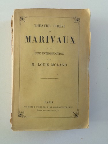 Theatre choisi marivaux - theatre,